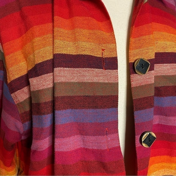 Tantrums Multicolor Striped Jacket (S) - Picture 3 of 5